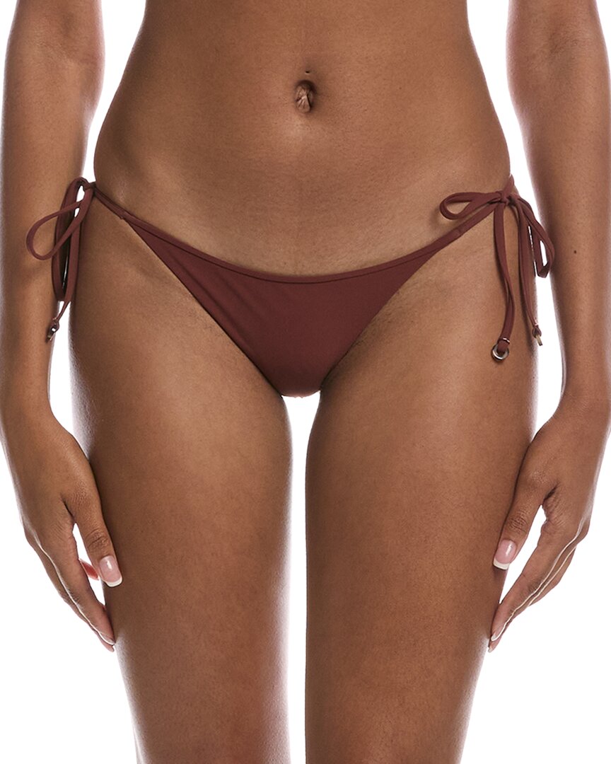 Anemos String Tie Bikini Bottom In Umber