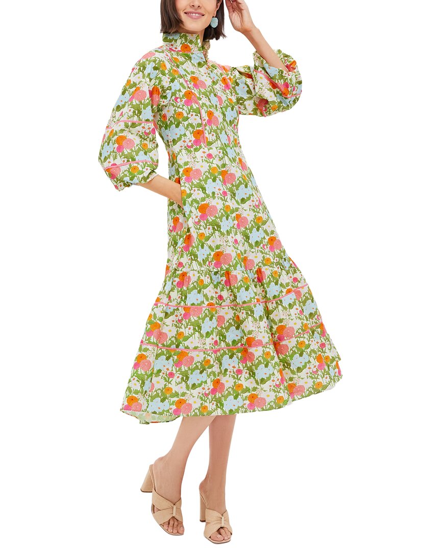 Hyacinth House Hillsborough Midi Dress In Green