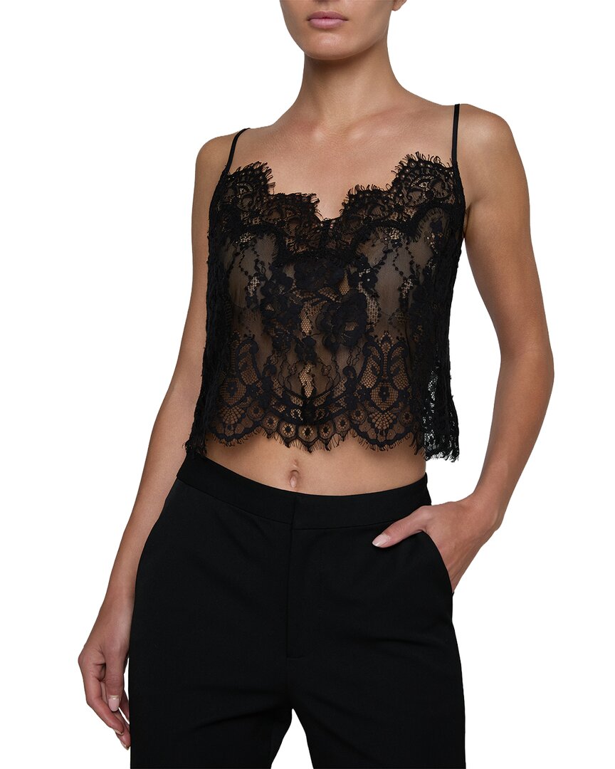 L'agence Caylee Tank Top In Black