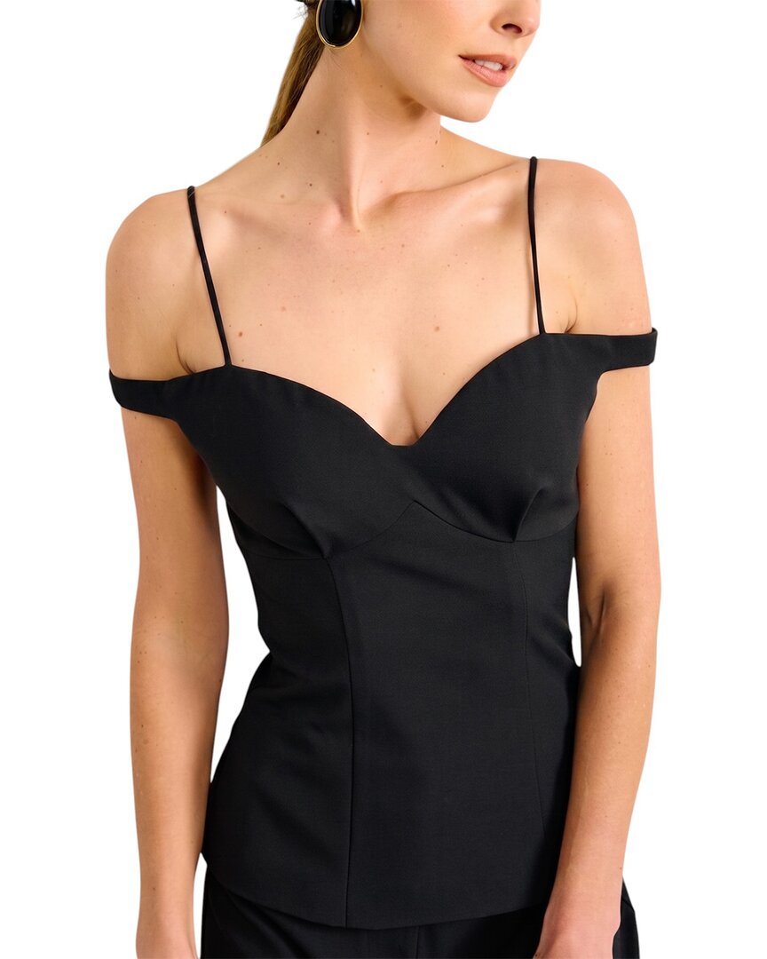 Line & Dot Elodie Top In Black