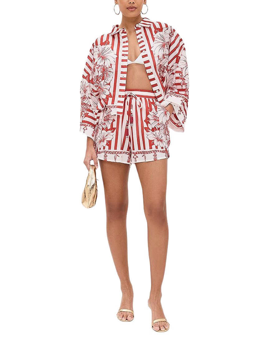 Amina Glam 2pc Shirt & Short Set In Black
