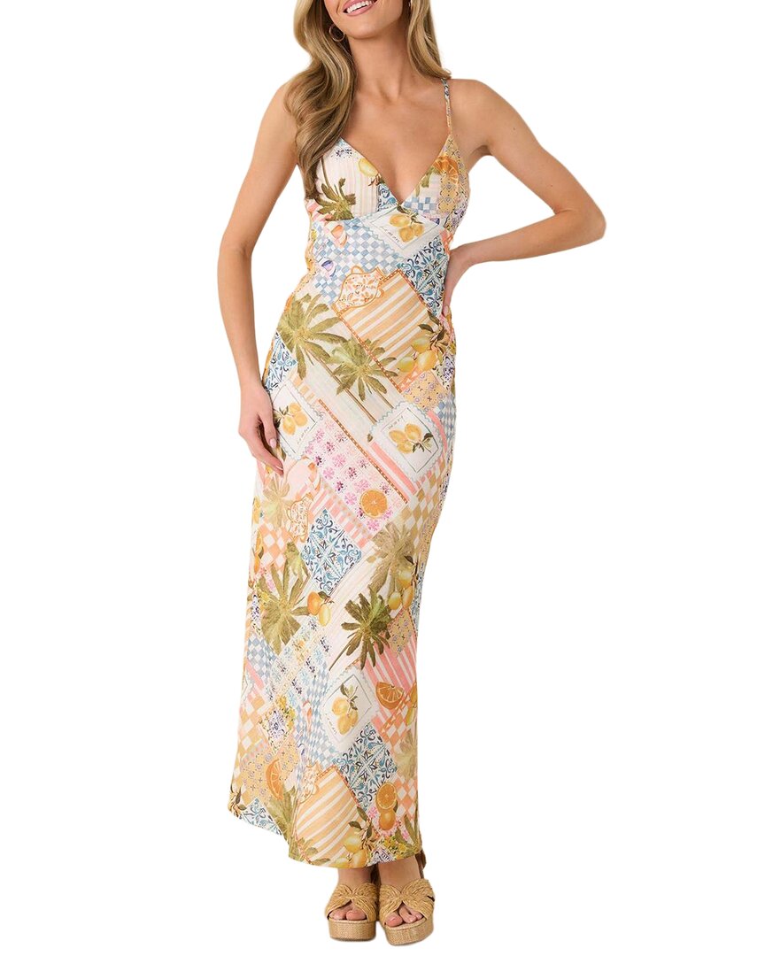 Amina Glam Mini Dress In Multicolor