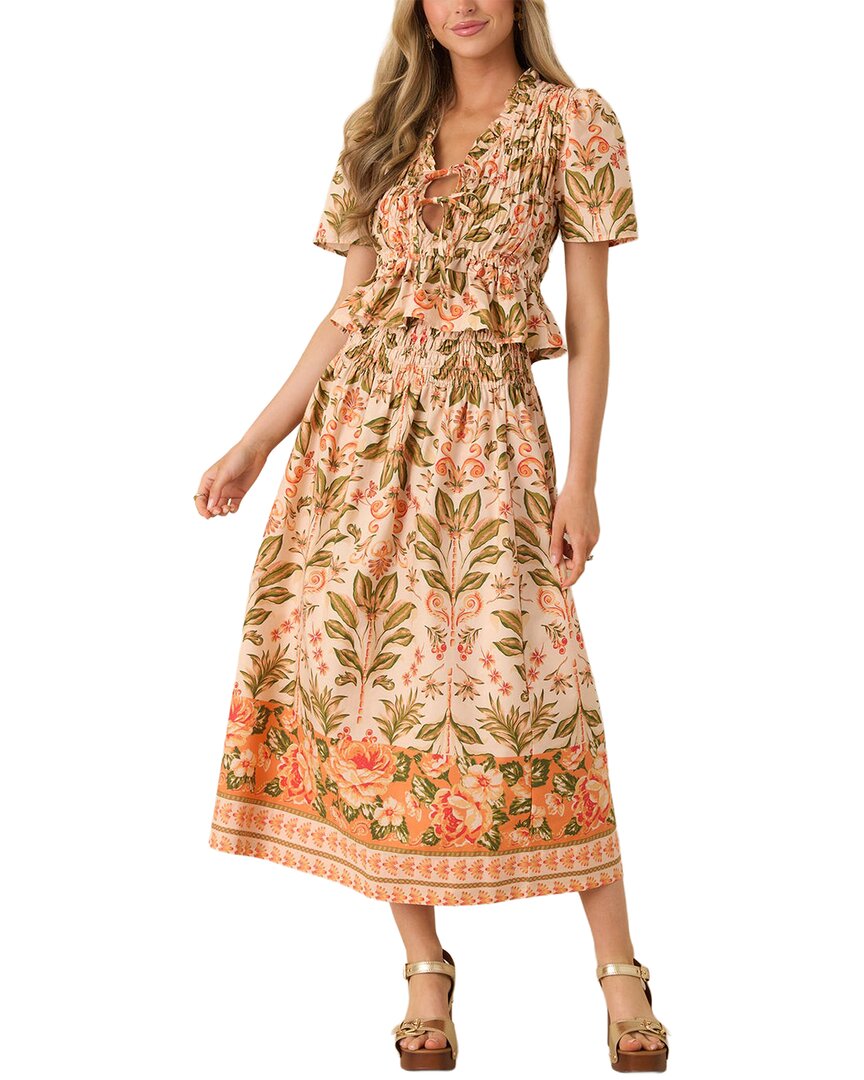 Amina Glam 2pc Blouse & Skirt Set