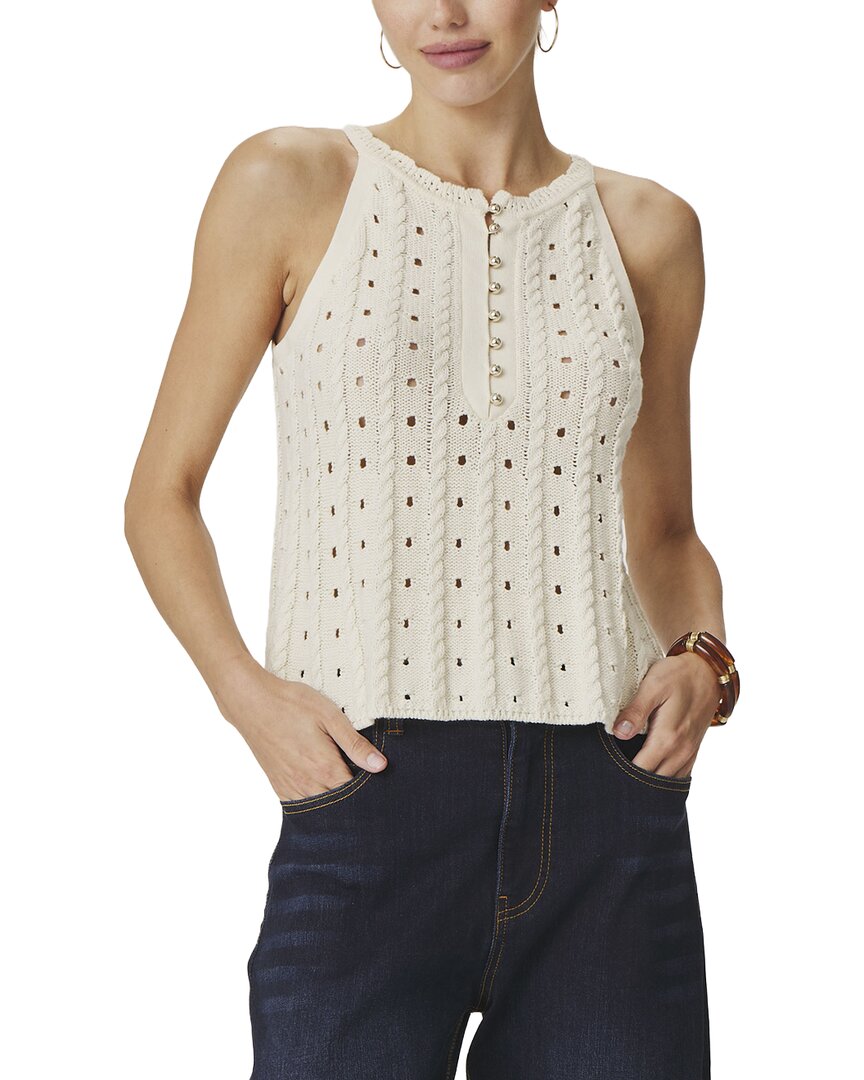 Splendid Foster Sweater Tank In Ivory