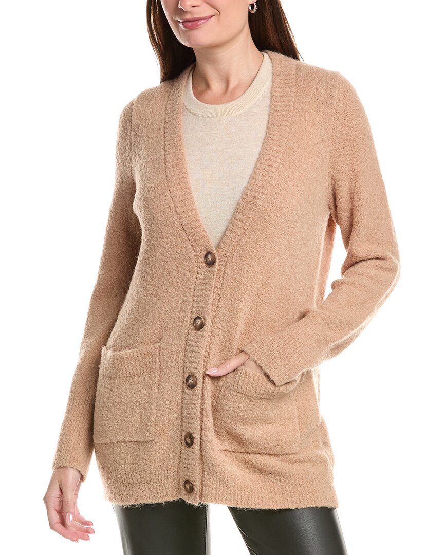 Walter Baker Alma Wool & Alpaca-blend Cardigan In Brown