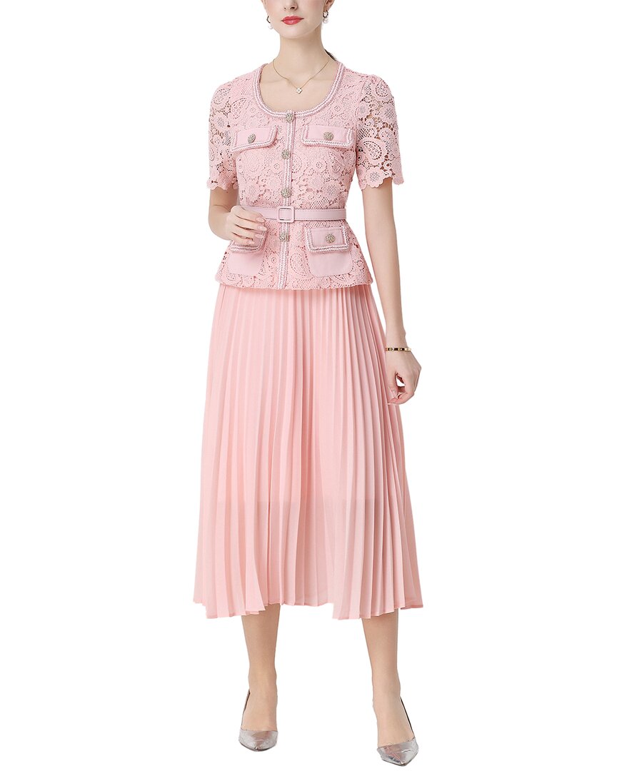 Kaimilan Midi Dress In Pink