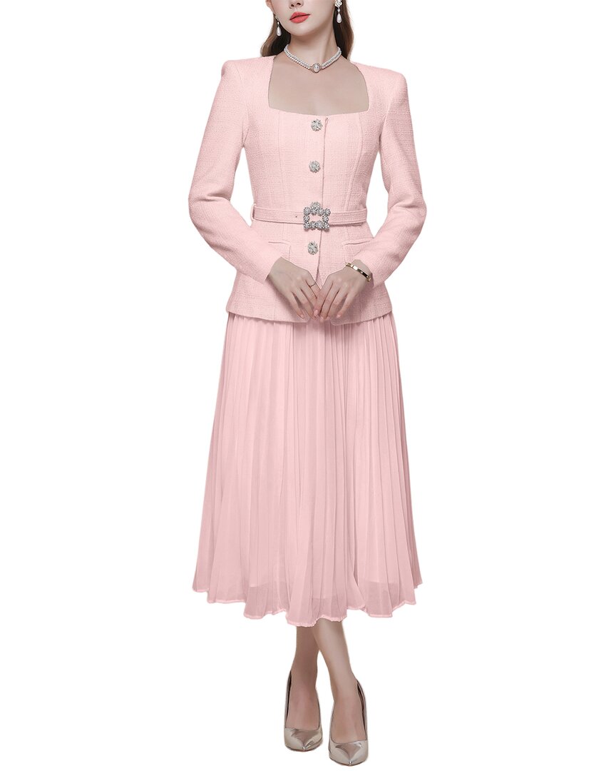 Kaimilan Midi Dress In Pink