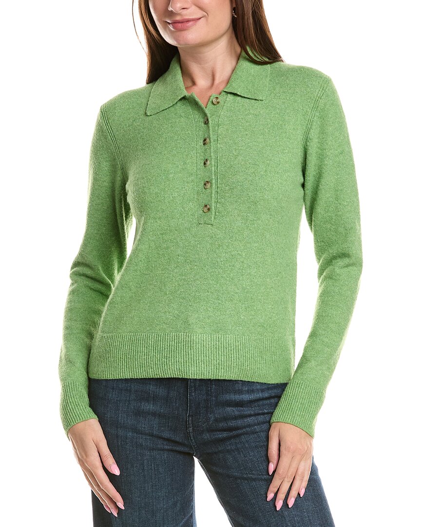 Michael Stars Margie Polo Sweater In Blue