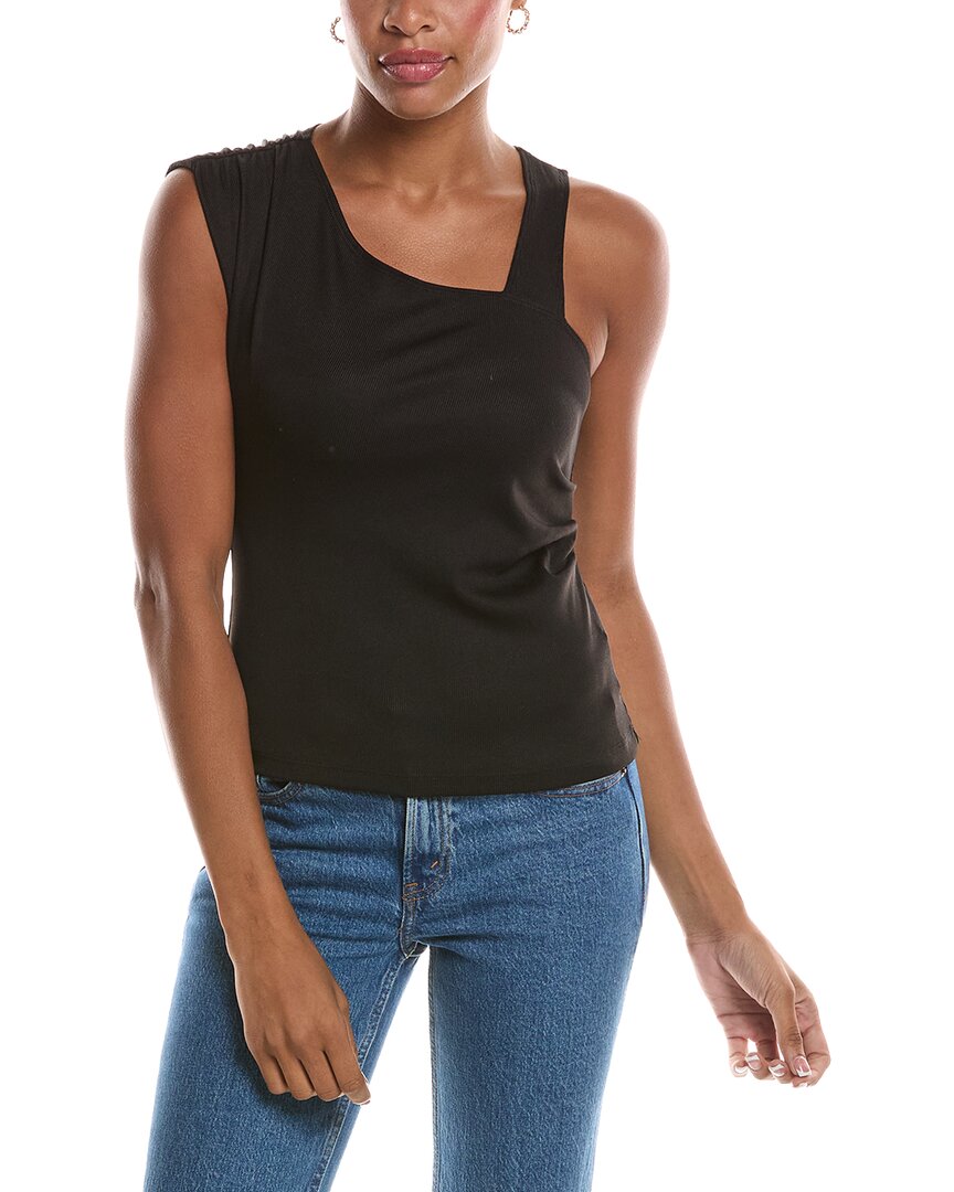 Lna Sebastian Angle Tank In Black