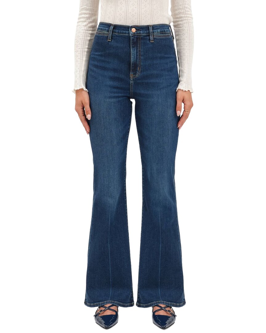 Daze Denim Sunset Flare Magic Hour High Rise Flare Jean In Blue
