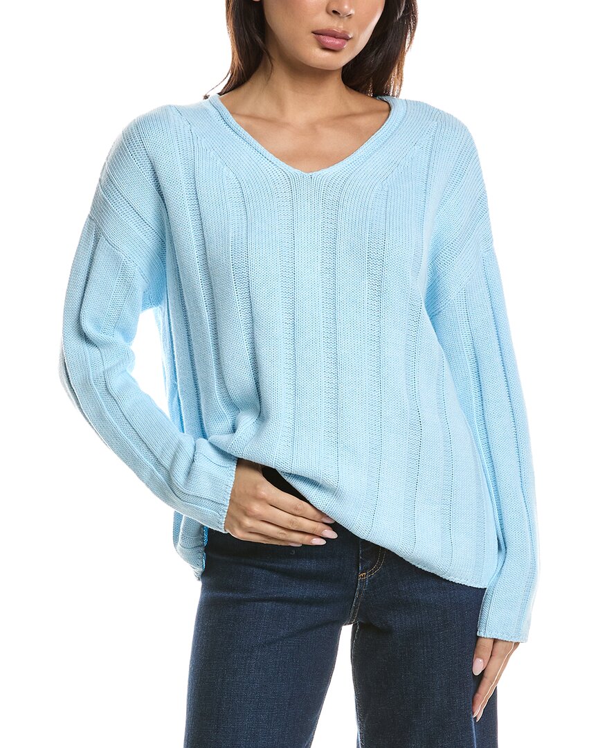 Forte Cashmere Wide Rib Sweater