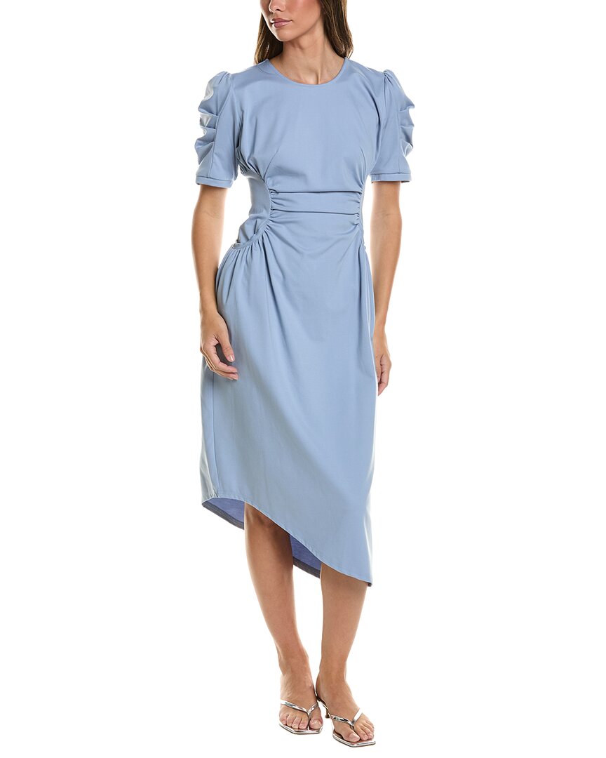 Gracia Midi Dress In Blue