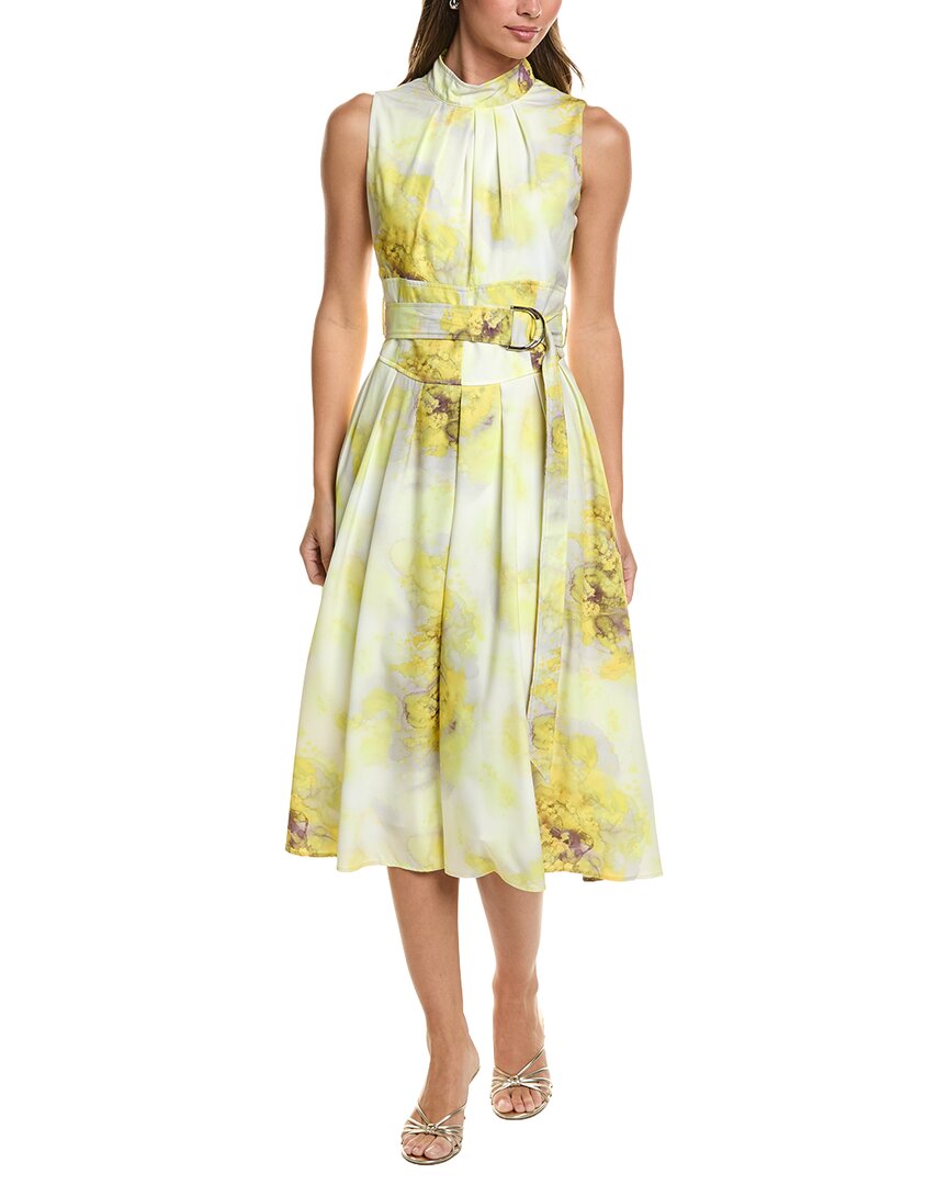 Gracia A-line Midi Dress In Multi