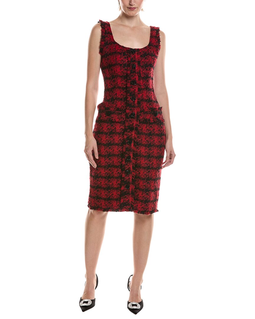 L'agence Aya Wool-blend Midi Dress