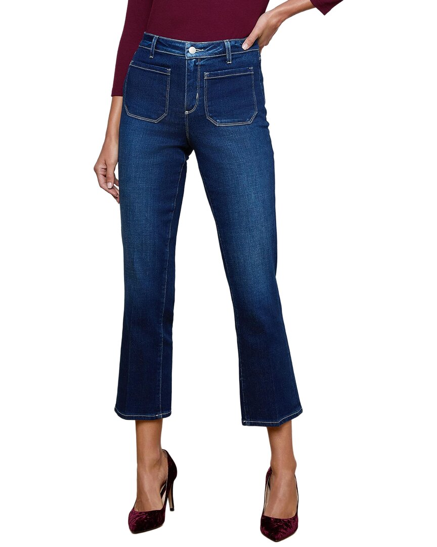 L'agence Noya Slim Pant In Blue