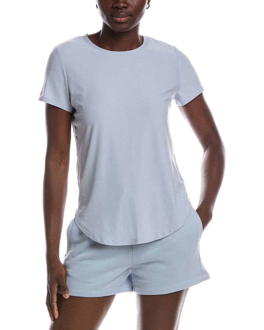 Beyond Yoga Featherweight On The Down Low T-shirt In Blue