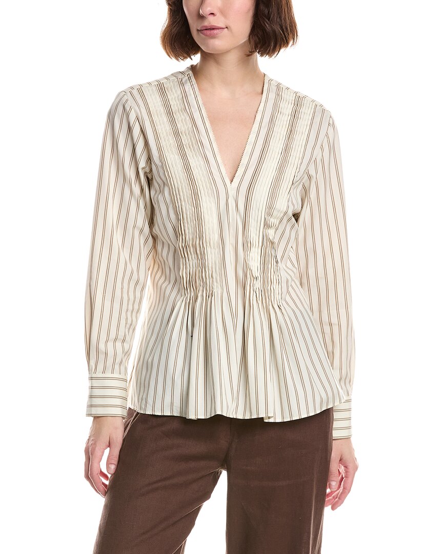 Rag & Bone Asher Stripe Top In Black