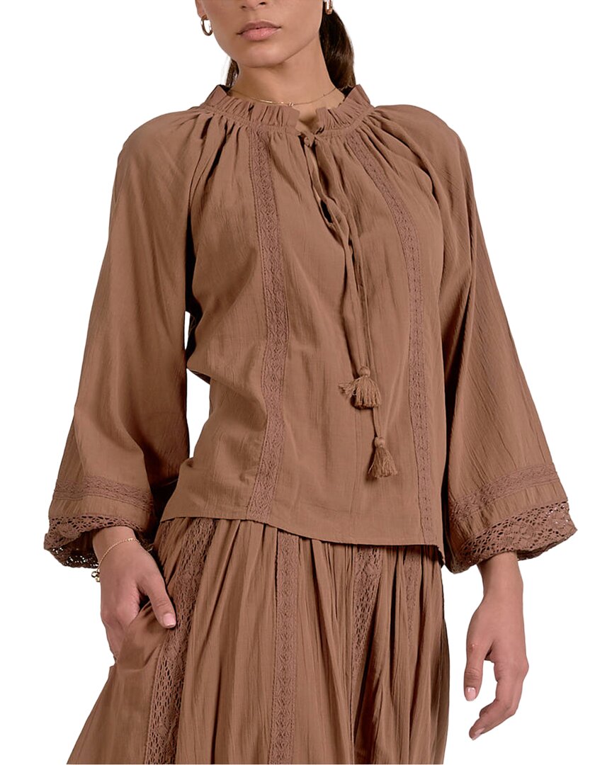 Elan Top In Cm-caramel