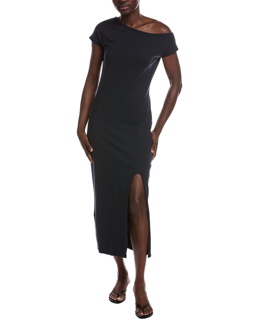 Renee C Short Sleeve Midi Dress In Multi