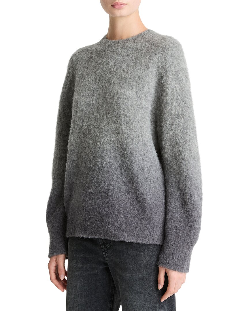 Vince Ombre Alpaca & Wool-blend Sweater In Grey