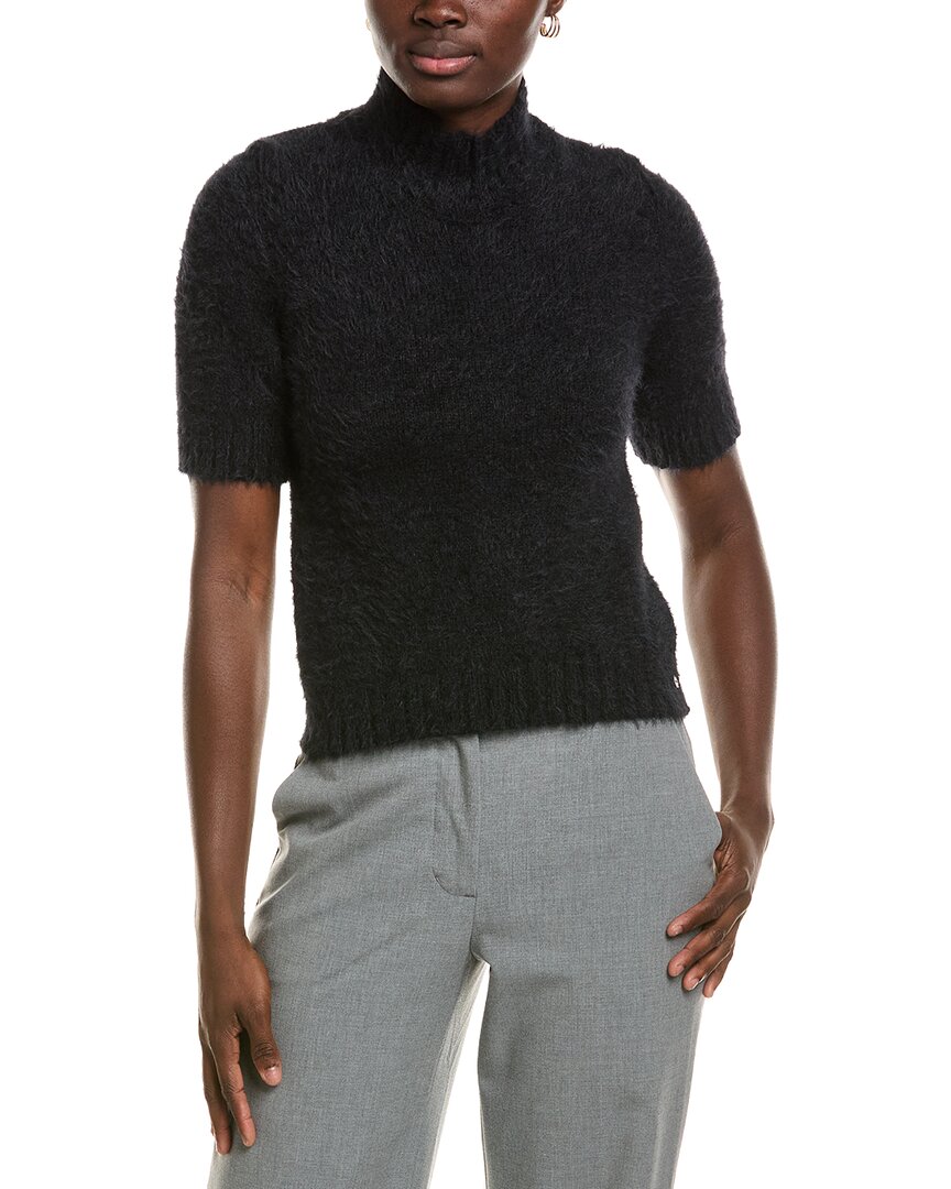 Marc Cain Wool-blend Sweater In Black