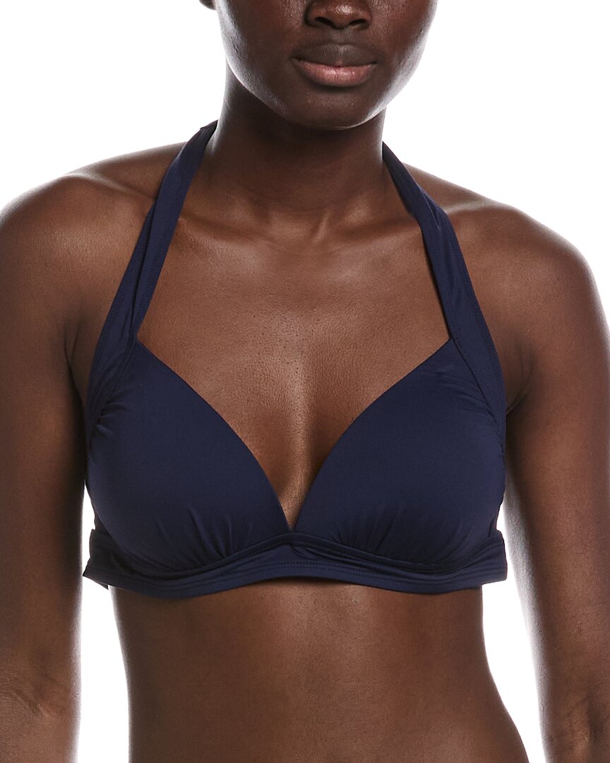 Tommy Bahama Halter Bikini Top In Black