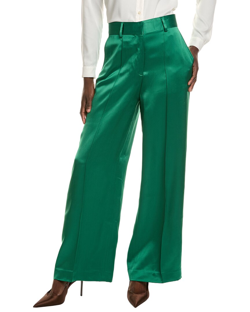 Officine Generale Rosa Solid Pant In Green