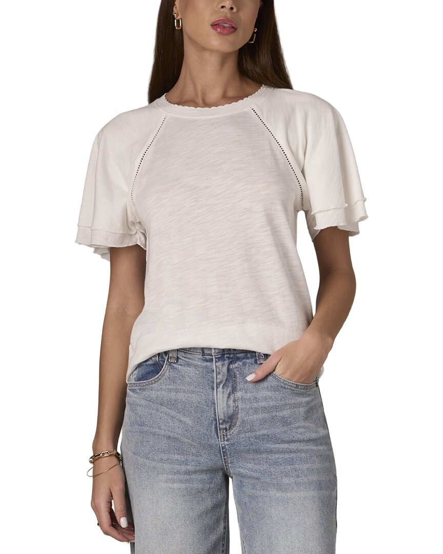 Wit & Wisdom Knit Top In White