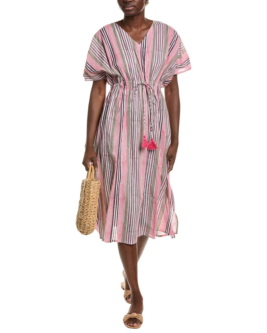 Mer St. Barth Delphine Kaftan In Pink