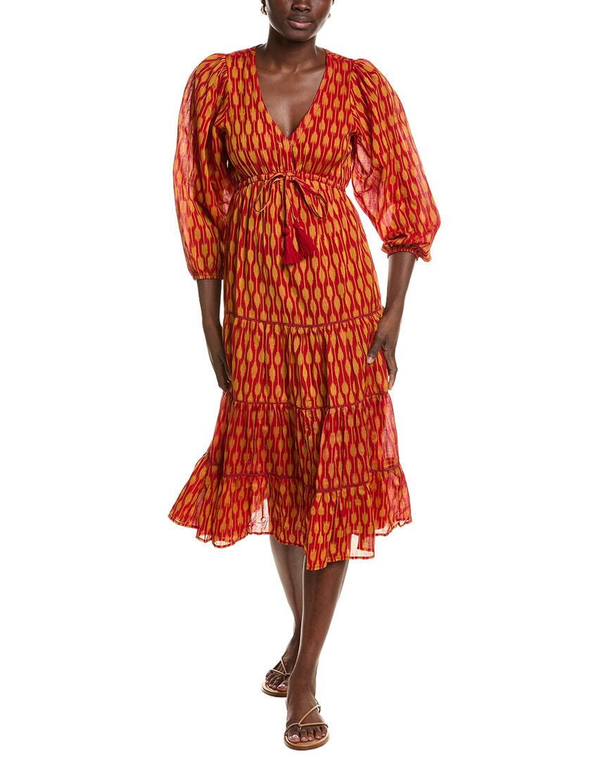 Mer St. Barth Odette Maxi Dress In Red
