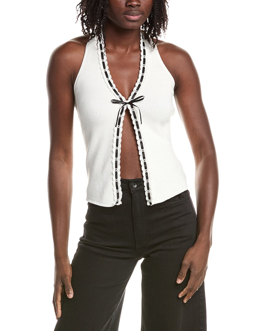 Reveriee Knit Blouse In White