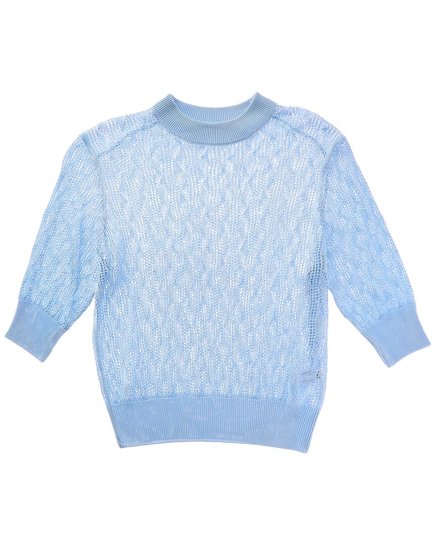 Proenza Schouler White Label Nicola Knit Sweater In Brown