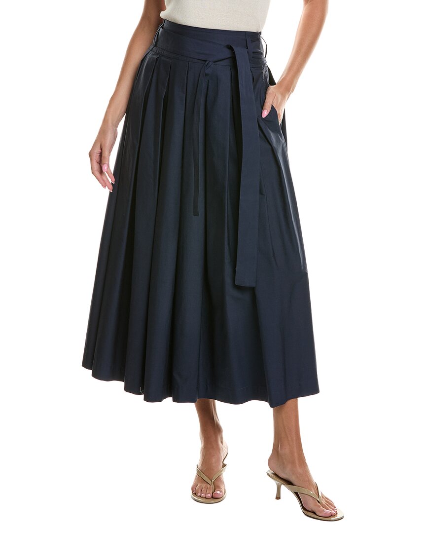 Weekend Max Mara Agiate Skirt In Navy