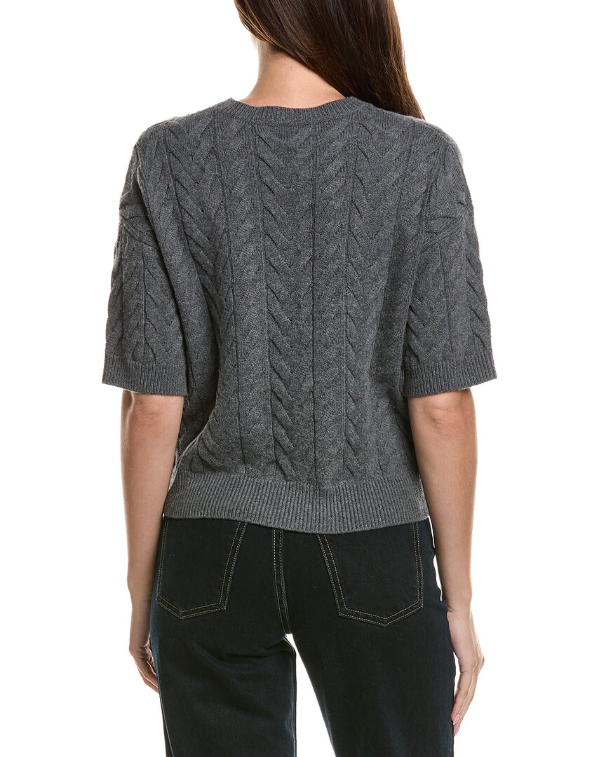 Max Mara Dominus Wool Sweater In Grey