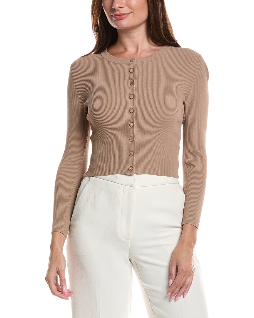 Max Mara Magiaro Cardigan In Tan