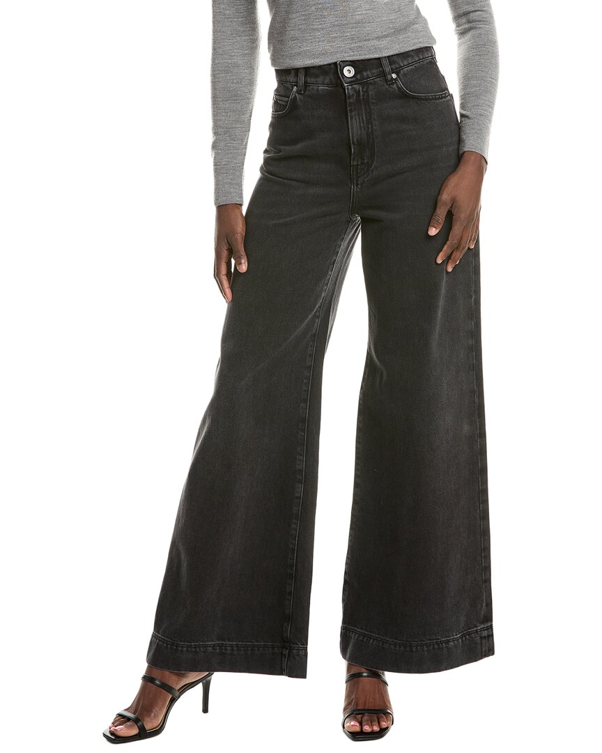 Max Mara Weekend  Cactus Wide Leg Jean In Black