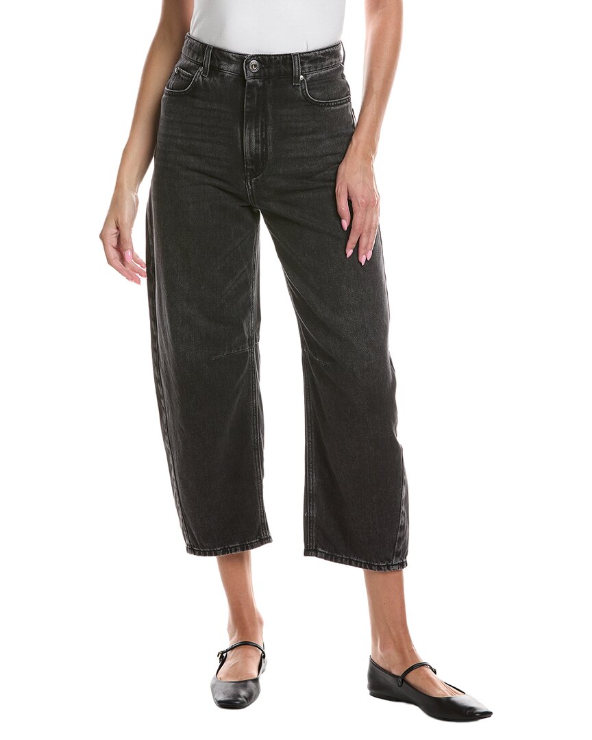 Max Mara Douglas Straight Jean In Black