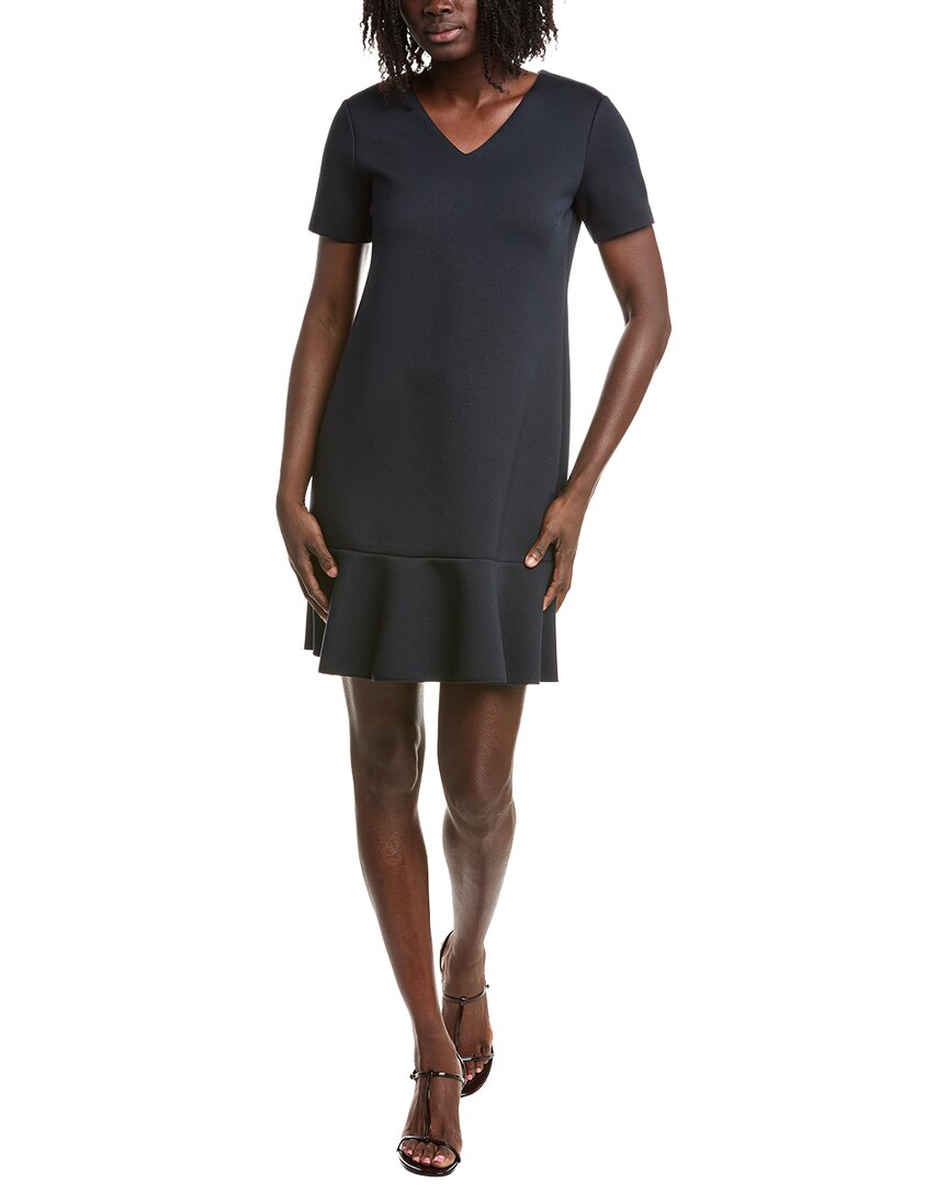 Max Mara S  Veloce Jersey Dress In Navy