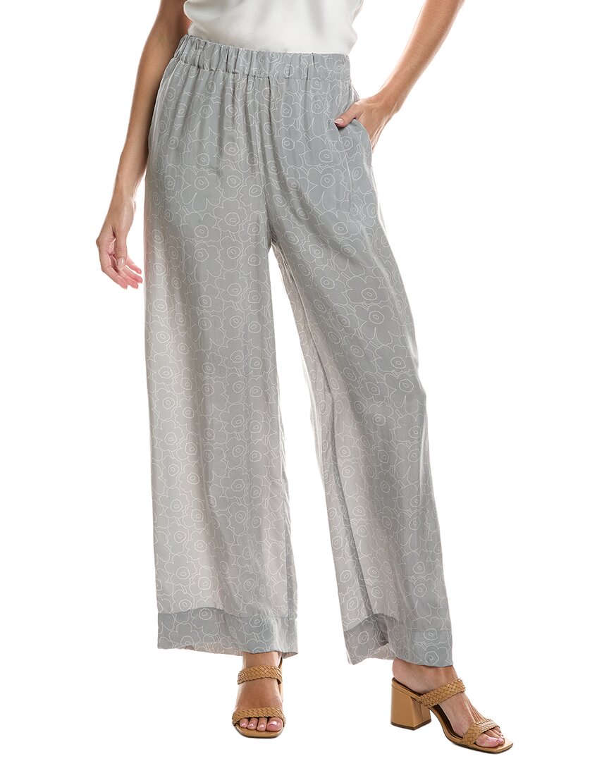 Marimekko Oanet Piirto Unikko Pant In Grey