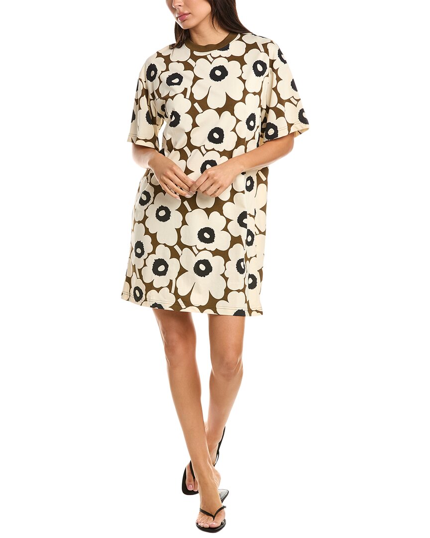 Marimekko Palikka Unikko Shirtdress In 819