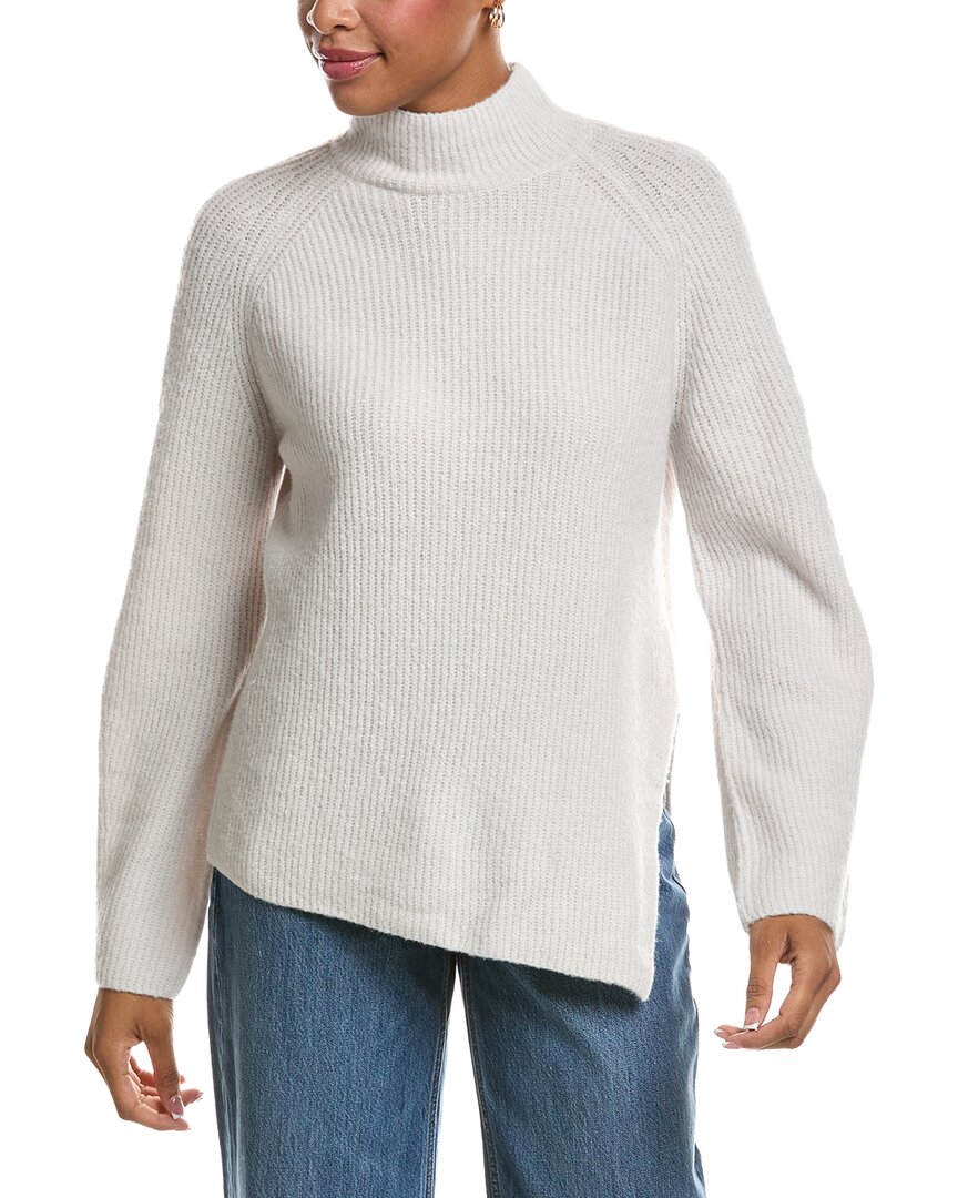 Velvet By Graham & Spencer Lesa Cozy Knit Sweater In White