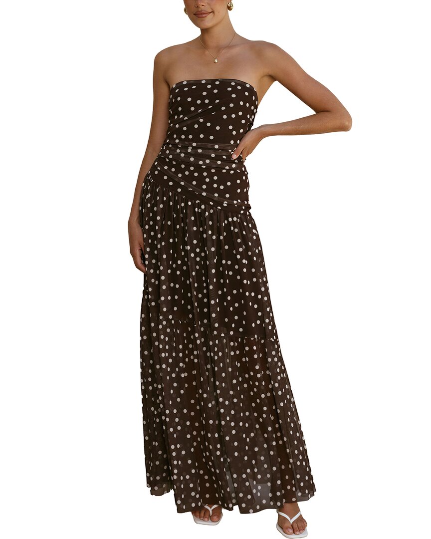 Camila Blanco Dress In Brown