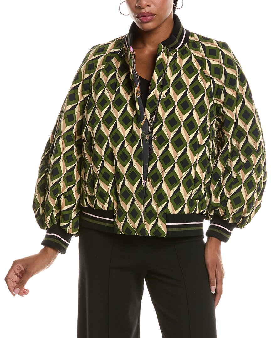 Diane Von Furstenberg Salma Reversible Jacket In Purple