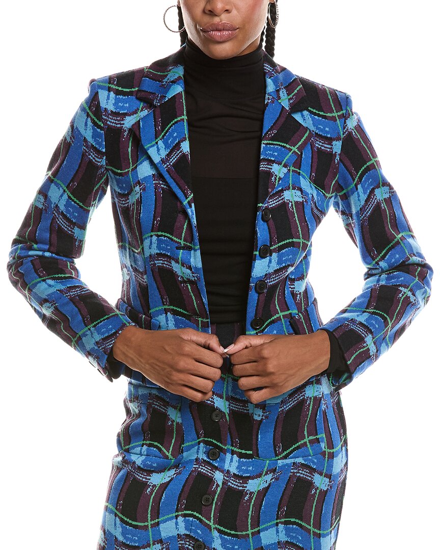 Diane Von Furstenberg Viv Jacket In Multi