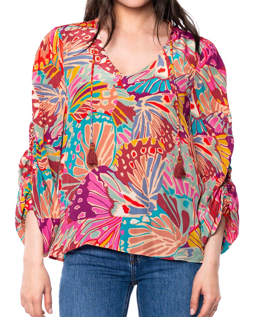 Tolani Ellery Top In Blue