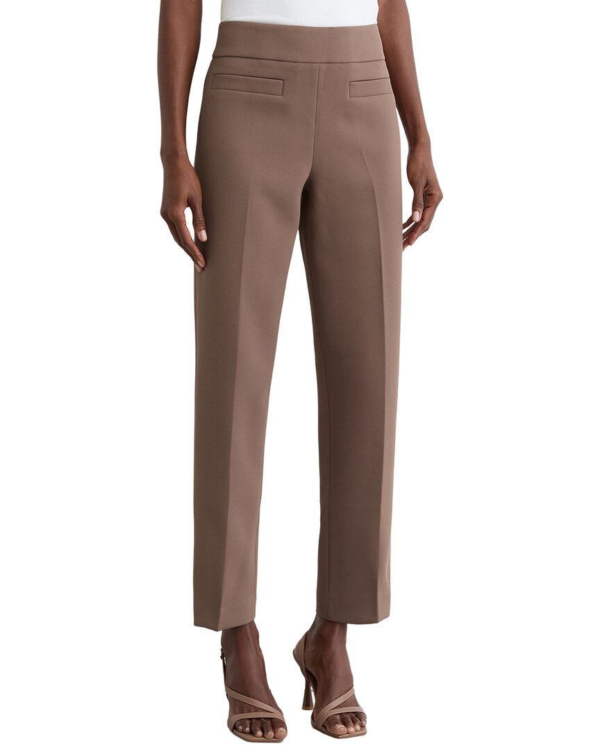 Reiss Rosemary Trouser In Brown
