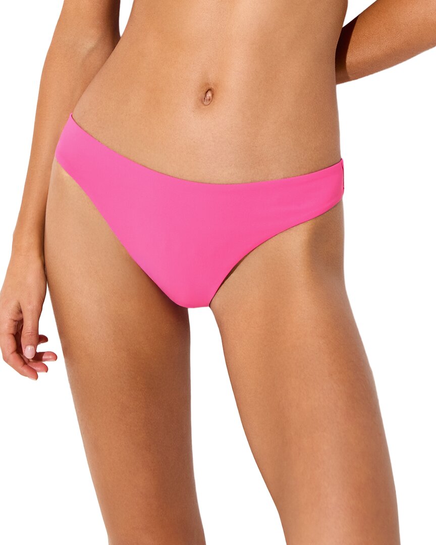 Reiss Pink Carina Fixed Side Bikini Bottom