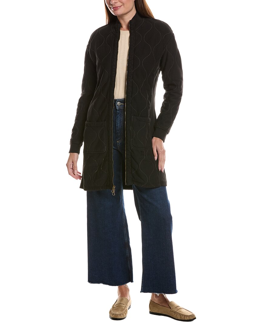 Xcvi Torston Quilted Coat In Black