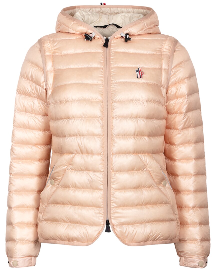 Moncler Women's Krkus Short Puffer Jacket - Pink 51K - Size 12 (M) - Image 3
