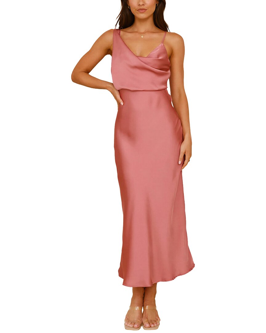 Camila Blanco Maxi Dress In Pink